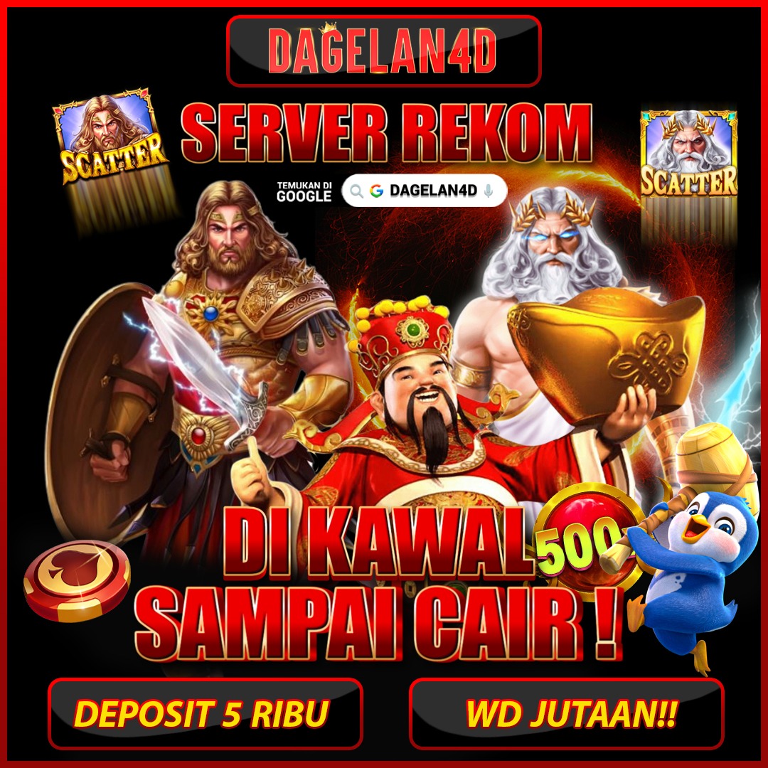 DAGELAN4D: Situs Slot Deposit Pulsa Min 5000 Bonus 100 Diawal TO 3x 5x 7x